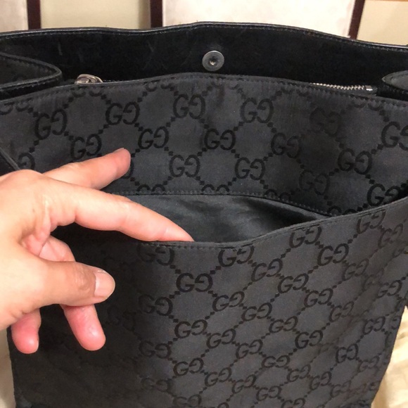 SOLD❤️Authentic Gucci Mono Canvas bag - Picture 13 of 13
